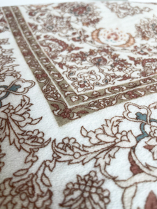 <span class=keywords><strong>Tapis</strong></span> de salon moderne géométrique beige en velours de cristal polyester avec dos antidérapant, poils courts, lavable, grande taille - Product Image 5