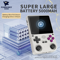 Nouvelle console de jeu portable Powkiddy V20 2025, écran IPS HD de 3,5 pouces, batterie 5000 mAh, système Linux open source, 64 Go