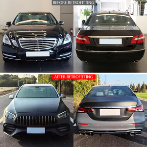 Nuevo Kit de Carrocería con Parachoques Delantero y Trasero Versión AMG Cut 2009-2016 con Luz Antiniebla para Clase E - Product Image 2