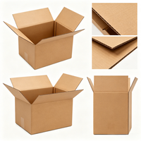 Boîte d'expédition en carton ondulé recyclé de qualité supérieure, imprimée sur mesure, pour déménagement, stockage et emballage, vente en gros