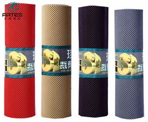 Conception brevetée de haute qualité sans odeur 3D nid d'abeille PVC TPE tapis de voiture en caoutchouc matériau en rouleau - Product Image 4