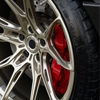 Jantes en alliage forgé concaves profondes de 18, 19 et 20 pouces, 5X114.3 5X120, noires, pour voitures particulières BMW AUDI BENZ Corvette C7