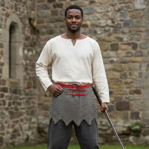 Medieval Chainmail Skirt – 9mm Flat <b>Riveted</b> Rings with Washers ankush - Product Image 1