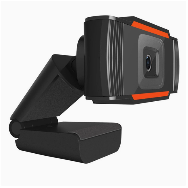 Network Camera Driver-free Computer Webcam for Online Classes, 720/480 High Definition with Audio.