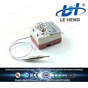 <span class=keywords><strong>Thermostat</strong></span> capillaire à capteur et ampoule en cuivre avec contrôleur de température 220V réglable pour radiateurs et équipements de chauffage électrique - Product Image 3