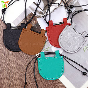 Porte-monnaie miniature vintage en cuir PU portable, 6 couleurs en stock, avec cordon et motif en forme de croissant, accessoire de mode féminin pour un usage quotidien - Product Image 4