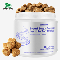 Complément alimentaire pour la glycémie : Comprimés à croquer à la lécithine pour chiens et chats |   Chromium Cinnamon Acide Alpha-Lipoïque pour l'équilibre du glucose