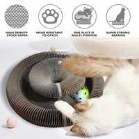 Offre Spéciale orgue magique chat griffe conseil pliable chat planche à gratter interactif grattoir chat jouet avec cloche