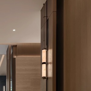 Minimalist Wall Lamp Led <b>Light</b> Strip E27 Bulb Base Switch Control For Living Room Hotel <b>Corridor</b> Villa Club Banquet Hall - Product Image 3