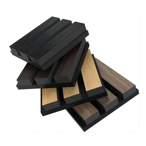 Cabecero de decoración interior moderno de alta calidad, fibra de madera Aku, fideos planos, pared de roble <span class=keywords><strong>Akupanel</strong></span> - Product Image 1