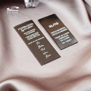 Sin Moq alto estándar FÁBRICA DE China al por mayor etiqueta de cuidado de satén ecológica personalizada - Product Image 6