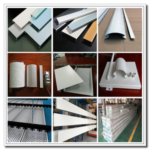 Plaque de plafond en aluminium en forme de S, largeur 400 mm, profil type R et type C, pour la décoration de stations-service et de magasins 4S - Product Image 5