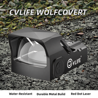 CVLIFE Meilleure Vente WolfCovert Optique Pleine Taille Point Rouge Vert Produit de Tir Doctor Cut Étanche Antichoc NV Métal Tactique