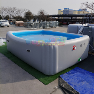 Piscine gonflable hors sol portable en tissu durable à structure drop-stitch, vente en gros - Product Image 6
