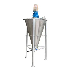 Helix double screw conical stirring mixer making powder for washing dyes desiccant
