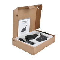 Interkom Bluetooth Motor V6 untuk 2 Pengendara, Headset Interkom untuk 6 Pengendara dengan Baterai 850mAh--Harga Pabrik