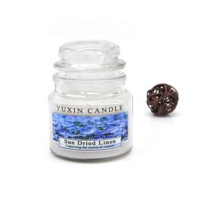 D08T <span class=keywords><strong>Bougie</strong></span> parfumée en cire de soja transparente de style <span class=keywords><strong>Yankee</strong></span> personnalisée à succès - Product Image 2