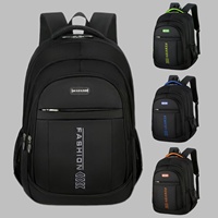 Sac à dos en tissu Oxford de grande capacité pour hommes sac de voyage en polyester imperméable pour ordinateur d'affaires pour lycéens