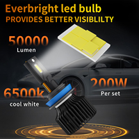 Ampoule de phare LED YM E-BRIGHT 12V H1 H3 H4 H7 H11 6000K Temp IP67 Canbus, feu antibrouillard 9005 9006, ampoules LED pour voitures
