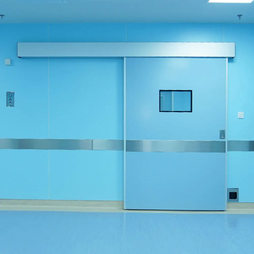 Bảo vệ bức xạ đôi miễn phí Swing kín y tế kín phòng sạch hoạt động y tế thép bệnh viện phòng cửa
