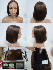 Promoción Letsfly: Peluca Bob con Cierre de Encaje 2x6, Cabello Virgen SDD de un Solo Donante, Sin Pegamento, 12A, 10 Pulgadas, 350% de Densidad, Lacia, 100% Cabello Humano, 44$ - Product Image 4
