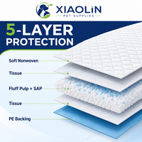 Almohadillas de Entrenamiento para Perros de Alta Resistencia, Ecológicas, con Núcleo de Pulpa Fluff SAP, Absorción Rápida, Impermeables IPX7, Directo de Fábrica