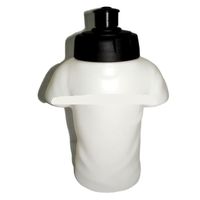 Forme de t-shirt d'exercice Premium Sport Hygienic Carrier Track Fitness Water Gym Football Bouteille d'eau en plastique avec logo personnalisé