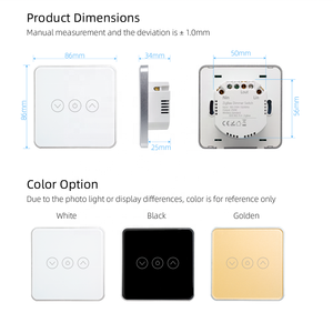 Interruptor de atenuación táctil Tuya Zigbee, control de luces LED inteligentes certificado por la UE, Alexa, compatible con <span class=keywords><strong>Google</strong></span> <span class=keywords><strong>Home</strong></span>, atenuación inalámbrica, con control de intensidad, para el hogar, a la venta, a la venta, al por mayor - Product Image 4