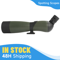 Telescopio con Adaptador para Teléfono de Campo de Visión Amplio HD de 25-75x70 para Observación de Aves, Campismo al Aire Libre y Observación de la Vida Silvestre