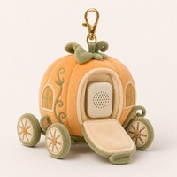 Porte-clés Peluche Citrouille Mignonne AI Cloud Star avec Oreilles Mobiles, Rembourrage Coton PP, Polyester Doux pour Enfants et Adultes, Cadeaux de Fête