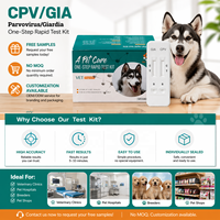Kit de test rapide d'allergie IgE pour chiens, équipement de diagnostic vétérinaire canin, kit de test du parvovirus