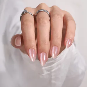 Btartbox ongles à coller de luxe personnalisés Fournisseur de gros Faux ongles artificiels Pointe française de haute qualité Gels à poser sur les ongles