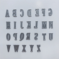 Troqueles de Corte de Metal para Scrapbooking, Troquel de Corte del Alfabeto para Manualidades
