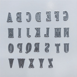 Scrap booking Stanz ungen Metalls chneid werkzeuge Alphabet Schneidwerk zeug zum Basteln - Product Image 2