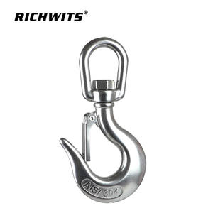 Anneaux de levage pivotants en acier inoxydable 304 et 316 avec crochets à ressort, crochets de levage de sécurité pour un levage sécurisé - Product Image 3