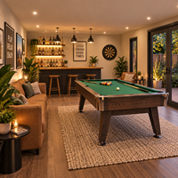 Module de divertissement préfabriqué pour jardin, idéal pour les loisirs familiaux, espace social flexible avec intérieur personnalisé et installation rapide