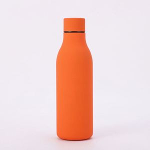 350ml 500ml 650ml Portable Sports Vacuum <b>Bottle</b>, Silicone Handle Fitted 304 Stainless Cup for Daily Driving and Outdoor Travel - Product Image 1