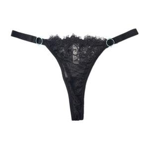 Braguitas Sexys con Tiras Cruzadas para Mujer, Ropa Interior Transparente de Encaje, Tanga Seductora de Cintura Baja, Lencería - Product Image 6