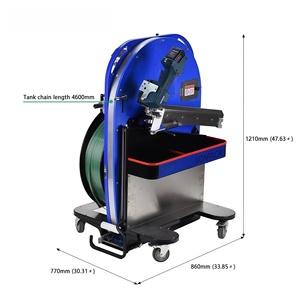 Máquina Flejadora de Tarimas Automática de Alta Velocidad, Flejadora Móvil a Batería con Soporte, Logo Pro - Product Image 4