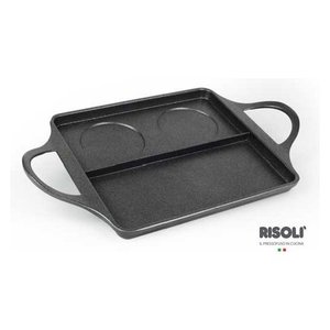 Bistecchiera de aluminio antiadherente Bb Burger (40x24cm) Nero 00100BDR 40GS0 - Product Image 1