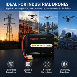 Batterie lithium industrielle 20Ah 68.4V haute puissance à sortie stable pour drones de topographie, cartographie et protection des plantes - Product Image 3