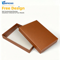 Caja de Cartón con Base y Tapa Plegables Rápidas y Modernas, con Impresión Personalizada para Empaque de Camisetas, Solución de Venta al por Mayor