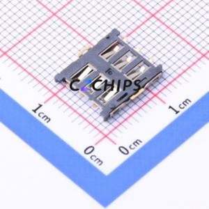 K-DYX-004 SIM Card Connector SMD Connector ( Connector Type: Card Holder )( Body Max Height: 1.35mm ) - Product Image 2