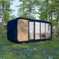 Cabaña Cápsula Personalizada, Cabaña Prefabricada Tipo Apple, Restaurante Cápsula, Casa Cápsula Prefabricada de Grado Premium, Casa Modular Tipo Cápsula Espacial