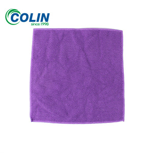Serviette en fibre jacquard simple face Kotterer, serviette de lavage de voiture en filament de plastique PP à grain de maïs, chiffon - Product Image 5