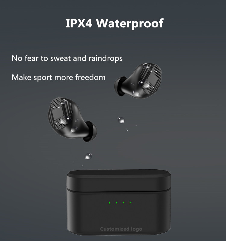3D Surround Stereo OEM Bluetooth Earphones TWS Wireless For Gaming