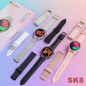 <span class=keywords><strong>Montre</strong></span> connectée Kalobee SK8 Mini GPS, rappel de messages, suivi de santé, étanche, bracelet en acier, compatible Android, réponse aux appels - Product Image 1