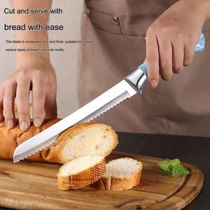 Juego <span class=keywords><strong>de</strong></span> Cuchillos con Acabado en Aerosol y Galvanoplastia, Cuchillo <span class=keywords><strong>de</strong></span> <span class=keywords><strong>Chef</strong></span> con Mango en Forma <span class=keywords><strong>de</strong></span> Nube, Juego <span class=keywords><strong>de</strong></span> Cuchillos para Regalo - Product Image 6