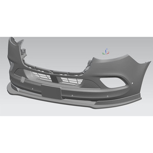 สปอยเลอร์หน้ารถ Mercedes-Benz Sprinter W907 แบบ 3 ชิ้น วัสดุ ABS สีดำ สำหรับรถตู้ปี 18-25 - Product Image 3