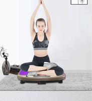 Plateforme vibrante électrique verticale portable pour fitness à domicile, en ABS, charge maximale 150 kg, puissance 200 W, amincissante, écologique, pour les pieds